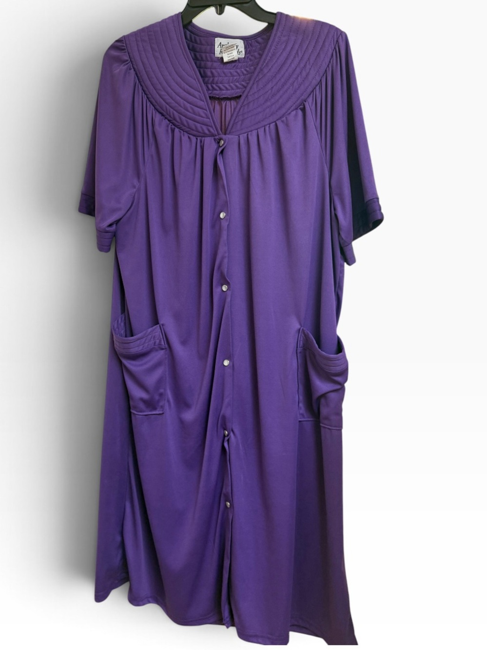 Vintage Women’s Anthony Richards housecoat/lounger in purple size 1X
